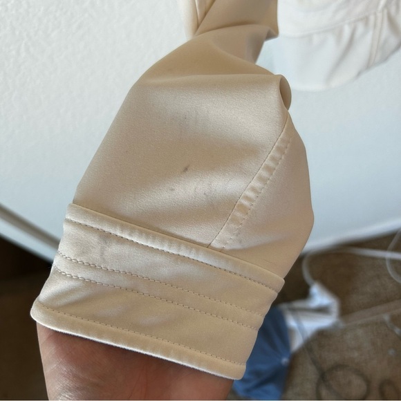 The North Face Women's Small Off-White, Cream Zip Up, Outerwear, Jacket, Coat - Picture 11 of 15